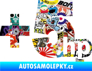 Samolepka + 5hp 003 Sticker bomb