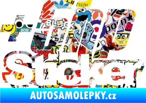Samolepka + 5hp sticker 001 Sticker bomb
