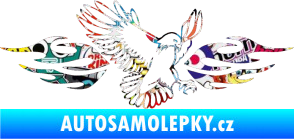 Samolepka Animal flames 054 pravá orel Sticker bomb