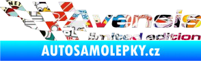 Samolepka Avensis limited edition levá Sticker bomb