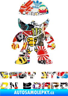Samolepka Baby stig on board Sticker bomb