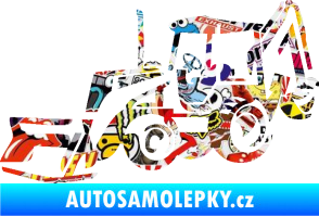 Samolepka Bagr 002 levá Sticker bomb