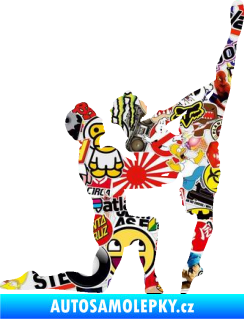 Samolepka Balet 002 pravá taneční pár Sticker bomb