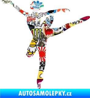 Samolepka Baletka 001 levá Sticker bomb