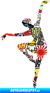 Samolepka Baletka 008 levá Sticker bomb