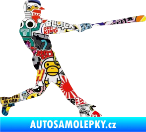 Samolepka Baseball 004 pravá Sticker bomb