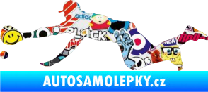 Samolepka Baseball 015 levá Sticker bomb