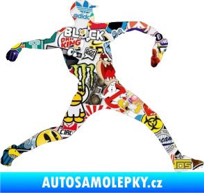 Samolepka Baseball 019 pravá Sticker bomb