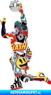 Samolepka Basketbal 005 levá Sticker bomb
