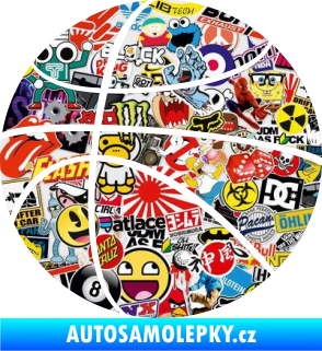 Samolepka Basketbalový míč 001 Sticker bomb