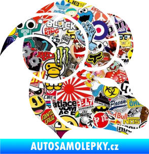 Samolepka Beran zvěrokruh 002 pravá Sticker bomb
