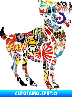Samolepka Beran zvěrokruh 004 pravá Sticker bomb