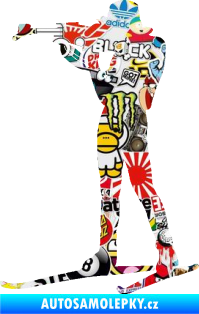 Samolepka Biatlon 003 levá Sticker bomb