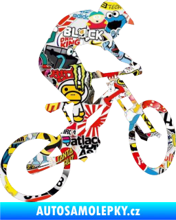 Samolepka Biker 002 pravá Sticker bomb