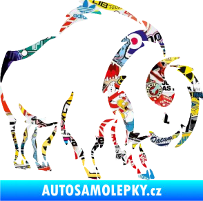 Samolepka Bizon 001 pravá Sticker bomb
