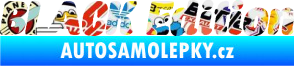 Samolepka Black edition 001 nápis Sticker bomb