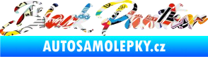 Samolepka Black panther nápis Sticker bomb