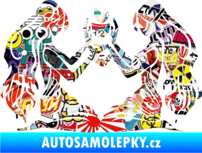 Samolepka Blíženci 005  Sticker bomb