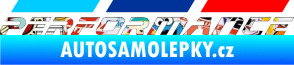 Samolepka BMW M Performance nad sebou Sticker bomb