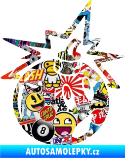 Samolepka Bomba 003 pravá Sticker bomb