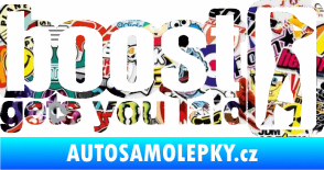 Samolepka Boost gets you laid Sticker bomb