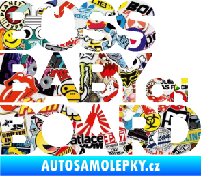 Samolepka Boss baby on board Sticker bomb