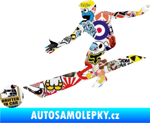 Samolepka Bowling 001 levá Sticker bomb