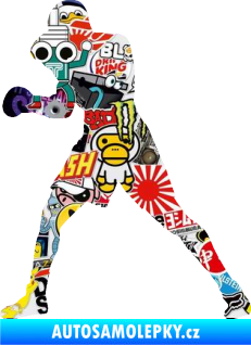 Samolepka Boxer 001 levá Sticker bomb