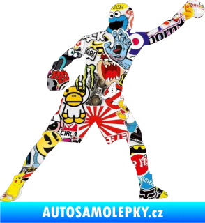 Samolepka Boxer 002 pravá Sticker bomb