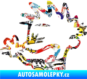 Samolepka Boy tůdle nůdle levá Sticker bomb