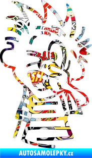 Samolepka Boy v nose pravá Sticker bomb