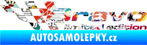 Samolepka Bravo limited edition levá Sticker bomb