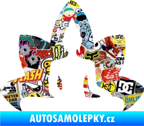 Samolepka Budha 003 pravá  Sticker bomb