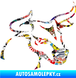 Samolepka Býk 005 pravá Sticker bomb