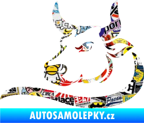 Samolepka Býk 008 levá Sticker bomb