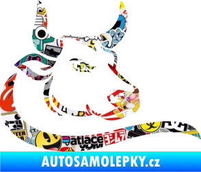 Samolepka Býk 008 pravá Sticker bomb