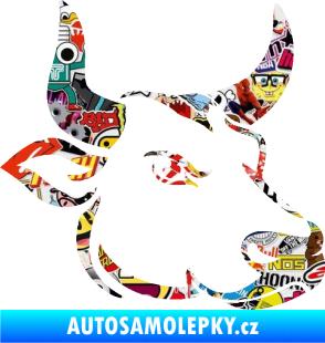 Samolepka Býk 009 pravá Sticker bomb