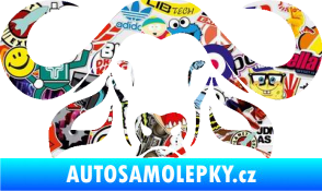 Samolepka Býk 015 Sticker bomb