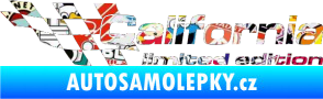 Samolepka California limited edition levá Sticker bomb