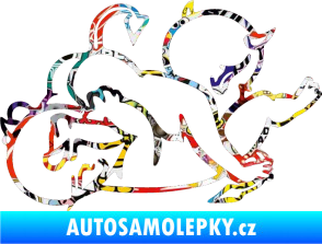 Samolepka Čertíci 002 levá Sticker bomb