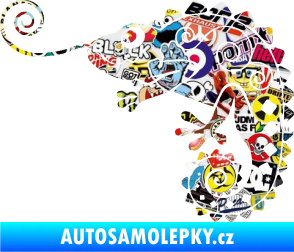 Samolepka Chameleon 004 levá Sticker bomb