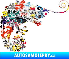 Samolepka Chameleon 004 pravá Sticker bomb