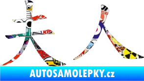 Samolepka Čínský znak Madame Sticker bomb