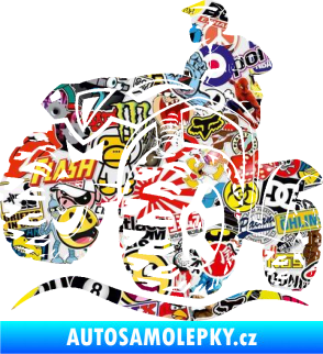 Samolepka Čtyřkolka 005 levá Sticker bomb