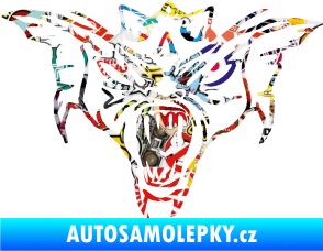 Samolepka Ďábel 003 pravá Sticker bomb
