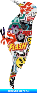 Samolepka Datel 001 levá Sticker bomb