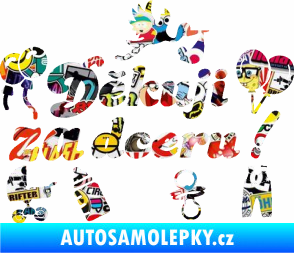 Samolepka Děkuji za dceru nápis dítě v autě Sticker bomb