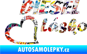 Samolepka Diesel Lásko Sticker bomb