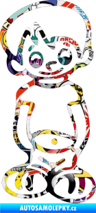 Samolepka Dítě v autě 007 pravá kluk frajer Sticker bomb
