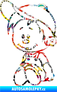 Samolepka Dítě v autě 039 levá chlapeček Sticker bomb